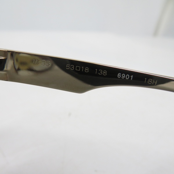 実際に弊社で買取させて頂いた999.9/フォーナインズ フルリム 眼鏡/メガネフレーム M-35 の画像 3枚目