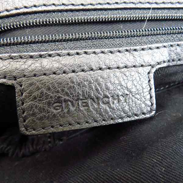 実際に弊社で買取させて頂いたGIVENCHY/ジバンシー ナイチンゲール レオパード柄 2WAY バッグ ブラックの画像 4枚目