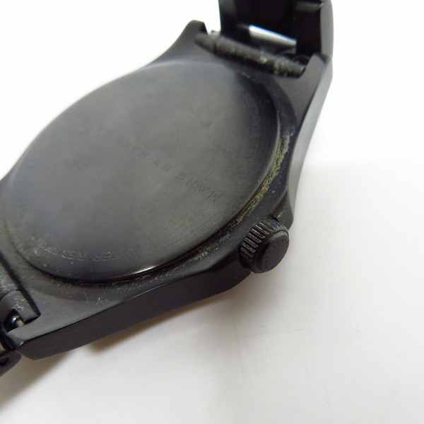 実際に弊社で買取させて頂いたMARC BY MARC JACOBS/マークバイマークジェイコブス Gents Jimmy Watch 腕時計 MBM5059【動作未確認】の画像 4枚目