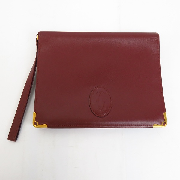 実際に弊社で買取させて頂いたCartier/カルティエ マストライン レザー クラッチバッグ