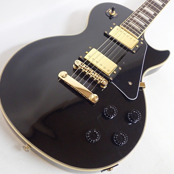 実際に弊社で買取させて頂いた★BUSKER'S/バスカーズ BLC300 BLK レスポールカスタムType ソフトケース付の画像 5枚目