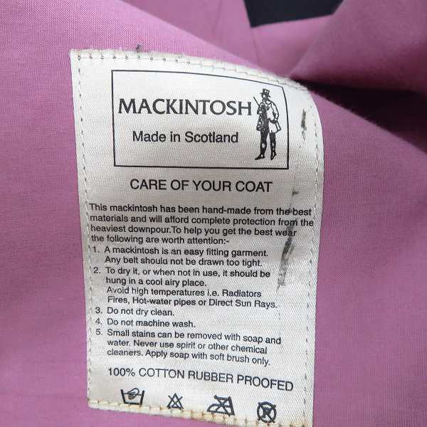 実際に弊社で買取させて頂いたMACKINTOSH/マッキントッシュ ステンカラーコート Lの画像 3枚目