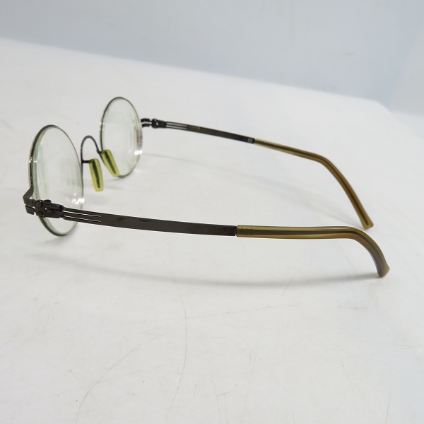 実際に弊社で買取させて頂いたic!berlin/アイシーベルリン mariusz メガネフレーム 度入りの画像 2枚目
