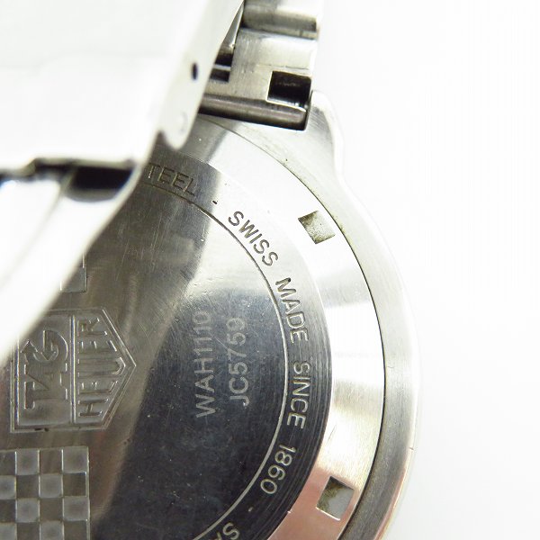 実際に弊社で買取させて頂いたTAG HEUER/タグホイヤー FORMULA 1 QZ フォーミュラ1 WAH1110の画像 5枚目
