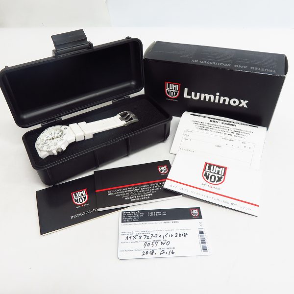 実際に弊社で買取させて頂いたLUMINOX/ルミノックス NAVY SEAL COLORMARK 38MM 7050 SERIES クォーツ/腕時計/ウォッチ 7057 WOの画像 6枚目