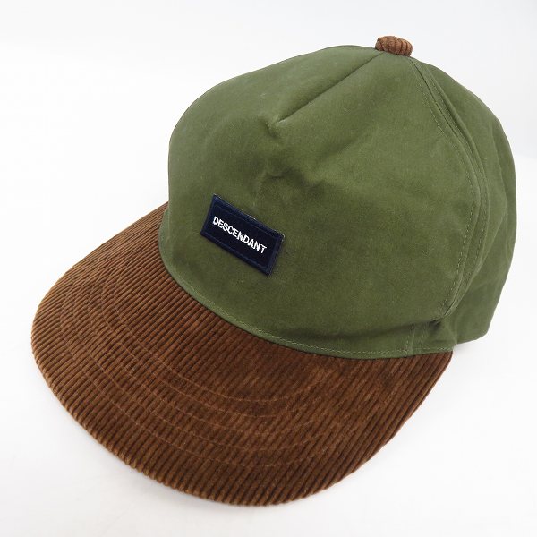 実際に弊社で買取させて頂いたDESCENDANT/ディセンダント コーデュロイキャップ