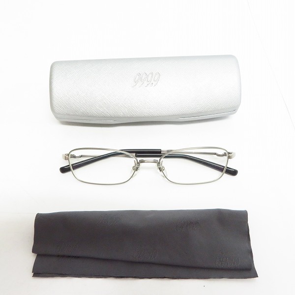 実際に弊社で買取させて頂いた999.9/フォーナインズ チタンフレーム 眼鏡/メガネ/アイウェア  S-140Tの画像 9枚目