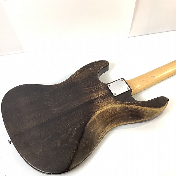 実際に弊社で買取させて頂いた★Bacchus/バッカス エレキベース WOODLINE ASH4/E BLK/OIL Built by ASKA エレキベース ギグケース付き の画像 6枚目