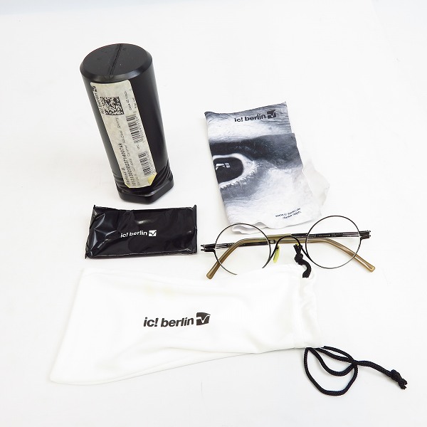 実際に弊社で買取させて頂いたic!berlin/アイシーベルリン mariusz メガネフレーム 度入りの画像 8枚目