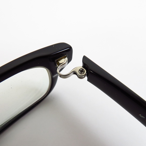 実際に弊社で買取させて頂いた999.9/フォーナインズ ウェリントン 度入り 眼鏡/メガネフレームの画像 6枚目