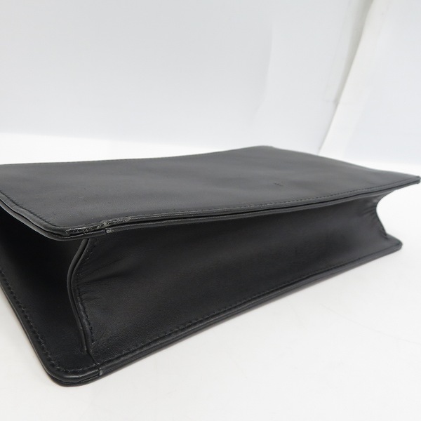 実際に弊社で買取させて頂いたdunhill/ダンヒル レザー 3桁ダイヤルロック式 セカンド/クラッチバッグ の画像 2枚目