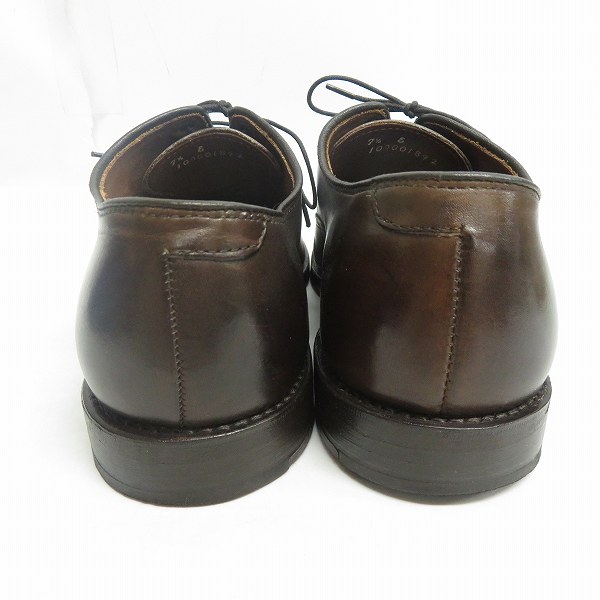 実際に弊社で買取させて頂いたBROOKS BROTHERS×Allen Edmonds/ブルックスブラザーズ×アレンエドモンズ ストレートチップ ビジネスシューズ 7.5Eの画像 1枚目