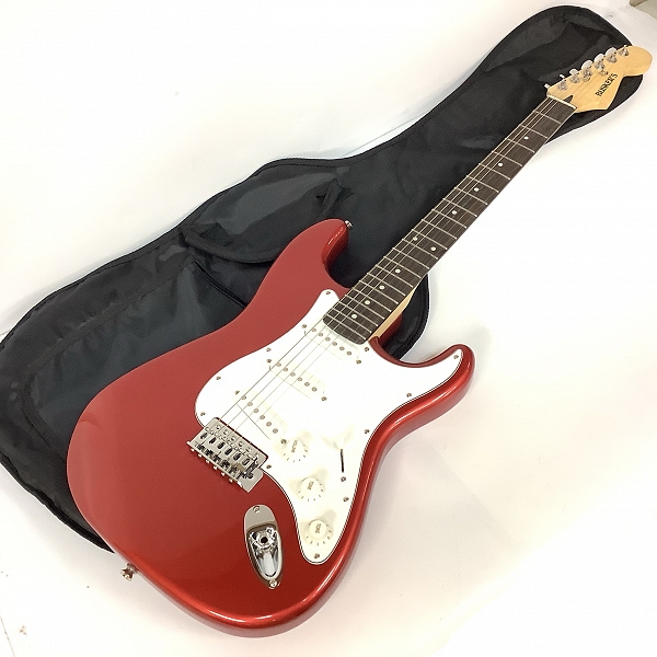 実際に弊社で買取させて頂いた★BUSKER'S/バスカーズ ストラトタイプ エレキギター ソフトケース付き