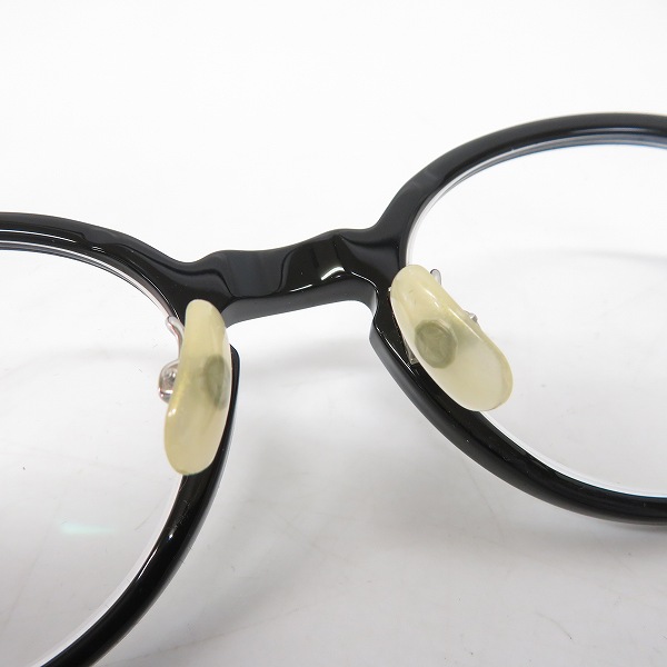 実際に弊社で買取させて頂いた999.9/フォーナインズ ウェリントン型 アイウェア/メガネフレーム NPM-88の画像 4枚目