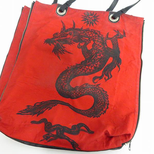 実際に弊社で買取させて頂いたJean Paul GAULTIER/ジャンポールゴルチエ ハートダガーデザイン リバーシブル トートバッグの画像 8枚目