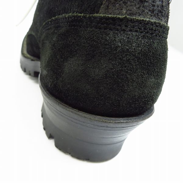実際に弊社で買取させて頂いたWHITE'S BOOTS/ホワイツブーツ SMOKE JUMPER/スモークジャンパー スエード ブーツ ブラック size：8.5Eの画像 7枚目