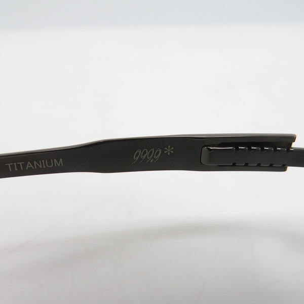 実際に弊社で買取させて頂いた999.9/フォーナインズ メタルフレーム アイウェア/メガネフレーム S-911Tの画像 2枚目