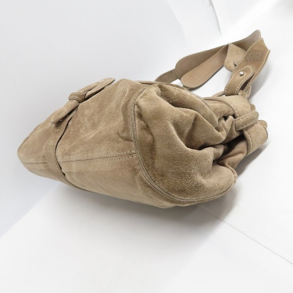 実際に弊社で買取させて頂いたLOEWE/ロエベ スエードショルダーバッグ/ハンドバッグの画像 2枚目