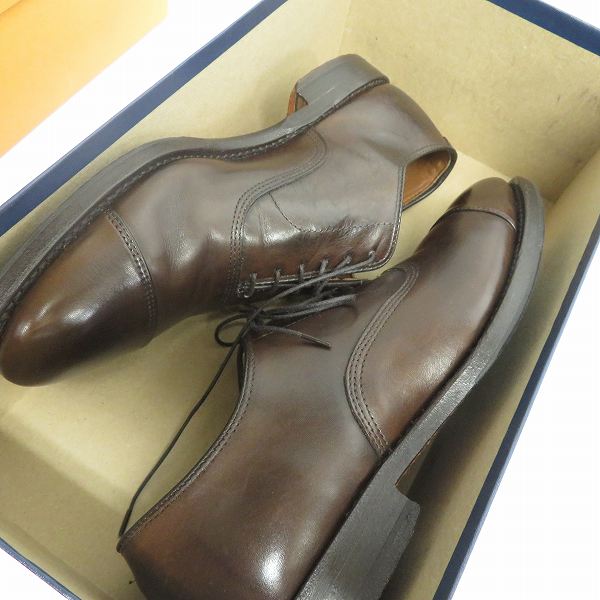 実際に弊社で買取させて頂いたBROOKS BROTHERS×Allen Edmonds/ブルックスブラザーズ×アレンエドモンズ ストレートチップ ビジネスシューズ 7.5Eの画像 8枚目
