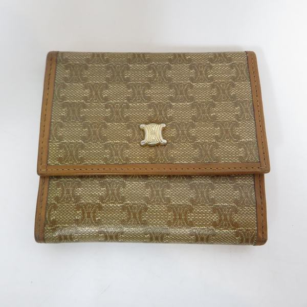 実際に弊社で買取させて頂いたCELINE/セリーヌ マカダム柄 三つ折り ウォレット/財布 M05