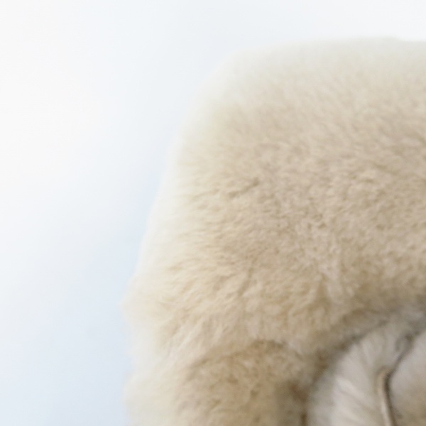 実際に弊社で買取させて頂いたAKM×EMMETI/エーケーエム×エンメティ ムートン  切替 ダウンコート/Lの画像 8枚目