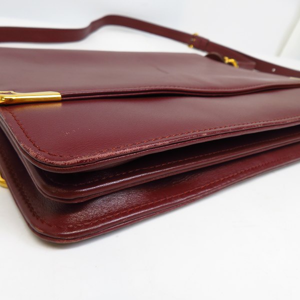 実際に弊社で買取させて頂いたCartie/ カルティエ マストライン レザー ショルダーバッグ の画像 2枚目