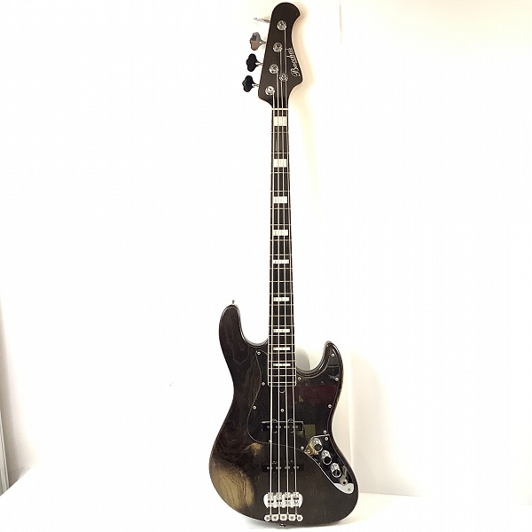 実際に弊社で買取させて頂いた★Bacchus/バッカス エレキベース WOODLINE ASH4/E BLK/OIL Built by ASKA エレキベース ギグケース付き の画像 1枚目