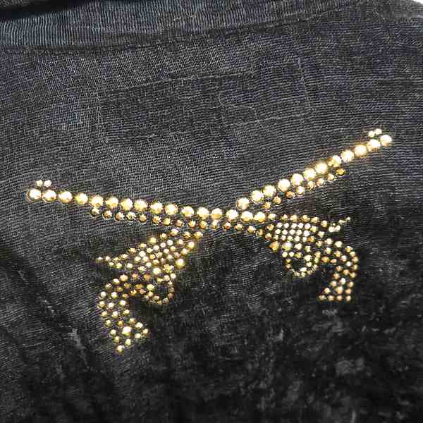 実際に弊社で買取させて頂いた roar/ロアー ベロア 長袖シャツ ブラック/2の画像 5枚目