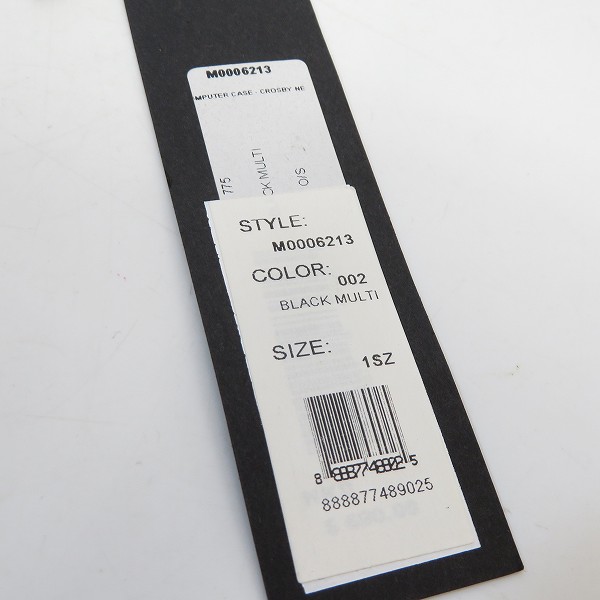 実際に弊社で買取させて頂いたMARC BY MARC JACOBS/マークバイマークジェイコブス PCケース ブラックマルチ M0006213の画像 9枚目