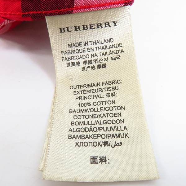実際に弊社で買取させて頂いたBURBERRY BRIT/バーバリーブリット チェック 長袖シャツ/Mの画像 3枚目