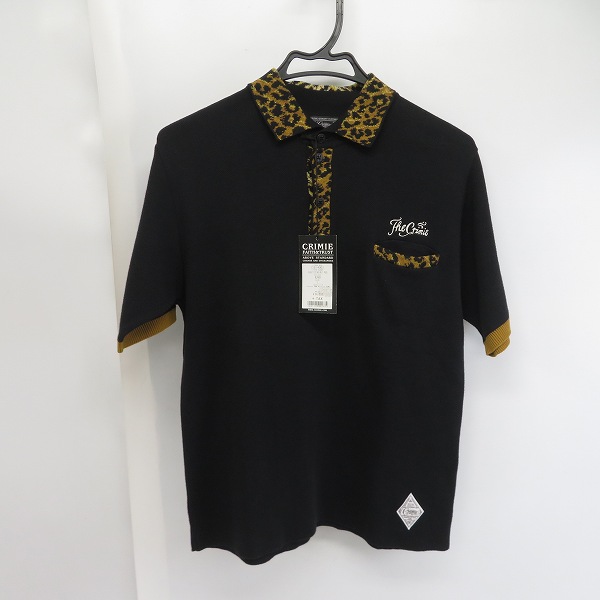 実際に弊社で買取させて頂いたTHE CRIMIE/クライミー NIGHT FLYING KNIT S/S Polo ポロシャツ/L