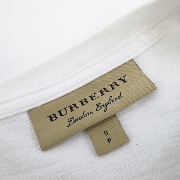 実際に弊社で買取させて頂いた【JPタグ】BURBERRY/バーバリー コラージュ ロゴプリント 半袖Tシャツ 8007014/Sの画像 2枚目
