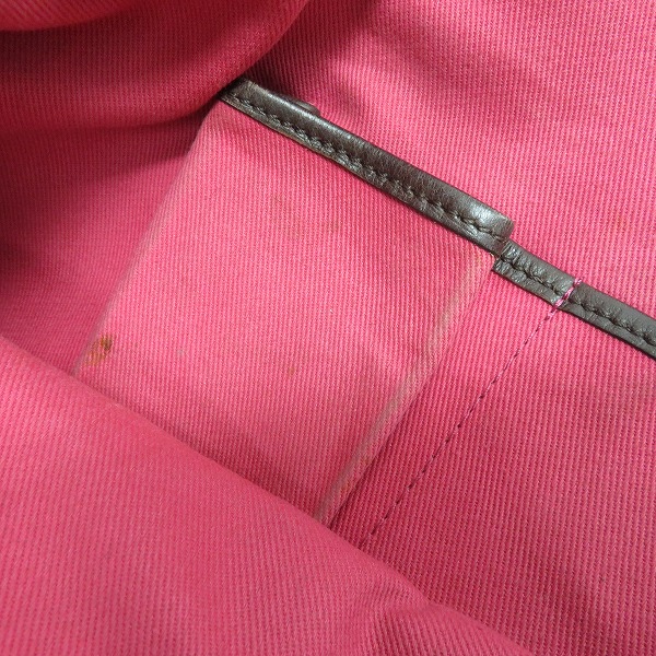 実際に弊社で買取させて頂いたCELINE/セリーヌ ラフィア×レザー トートバッグ/ハンドバッグの画像 7枚目