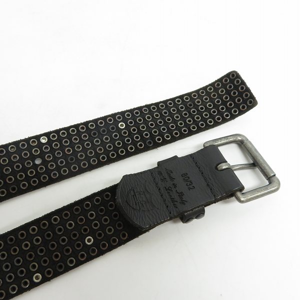 実際に弊社で買取させて頂いたHTC/Hollywood Trading Company/エイチティーシー 5連 スタッズベルト 80/32の画像 4枚目