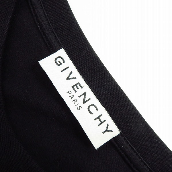実際に弊社で買取させて頂いた【JPタグ】GIVENCHY/ジバンシィ 19AW ロゴ刺繍 半袖Tシャツ BM70UK3002/Mの画像 2枚目