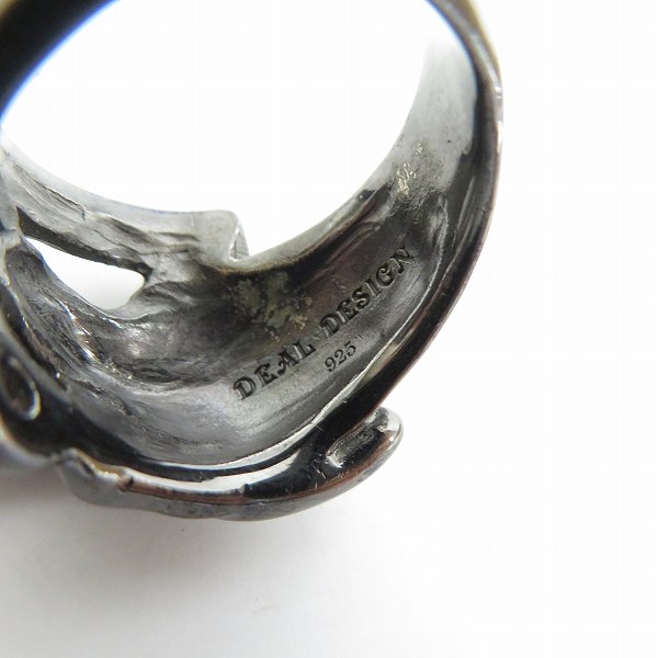 実際に弊社で買取させて頂いたDEAL DESIGN/ディールデザイン ブラックコーティングパンサーリング/27号の画像 4枚目