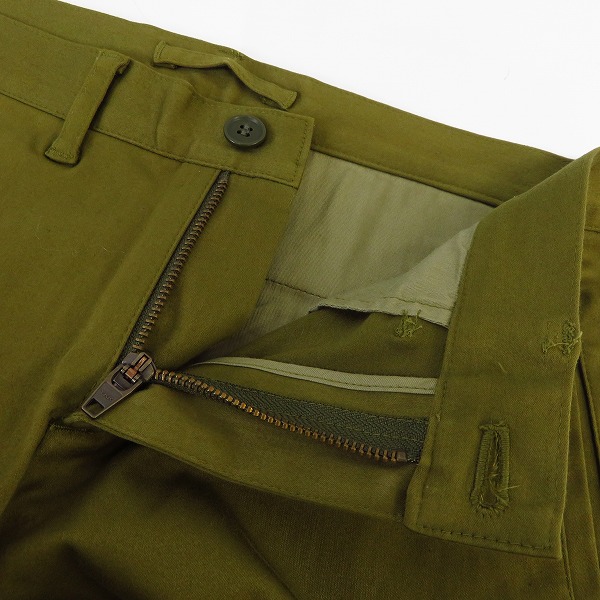 実際に弊社で買取させて頂いたMIHARAYASUHIRO/ミハラヤスヒロ ストレッチパンツ カーキ系 62292152/40の画像 4枚目