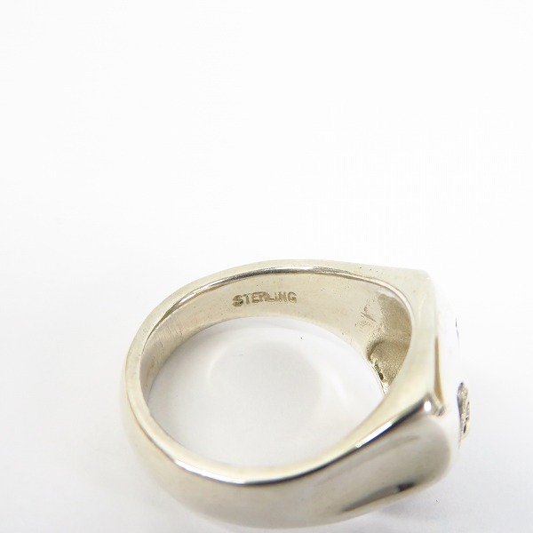 実際に弊社で買取させて頂いたFLASH POINT/フラッシュポイント ジムスカルリング 石入り C-MAG 18.5号の画像 6枚目