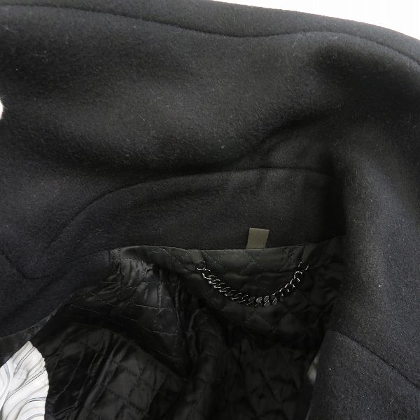 実際に弊社で買取させて頂いたBURBERRY PRORSUM/バーバリープローサム ウールロングコート/44の画像 5枚目