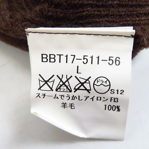 実際に弊社で買取させて頂いたBURBERRY LONDON/バーバリーロンドン チェック ジップアップ ウール ジャケット BBT17-511-56/Lの画像 3枚目