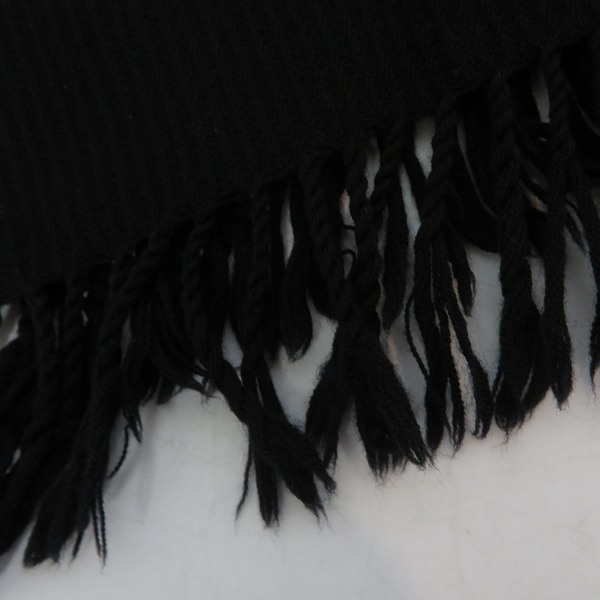 実際に弊社で買取させて頂いたHUGO BOSS/ヒューゴボス ウール マフラー ブラックの画像 2枚目