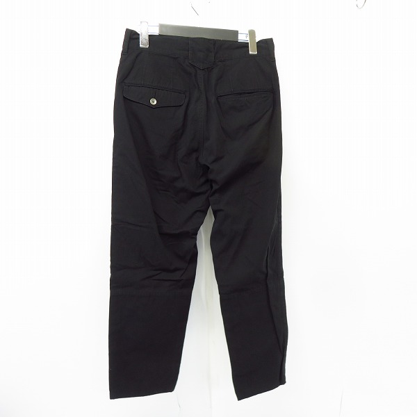 実際に弊社で買取させて頂いたMIHARAYASUHIRO/ミハラヤスヒロ チノパンツ 内デニム加工 ブラック系 51122198/46の画像 1枚目