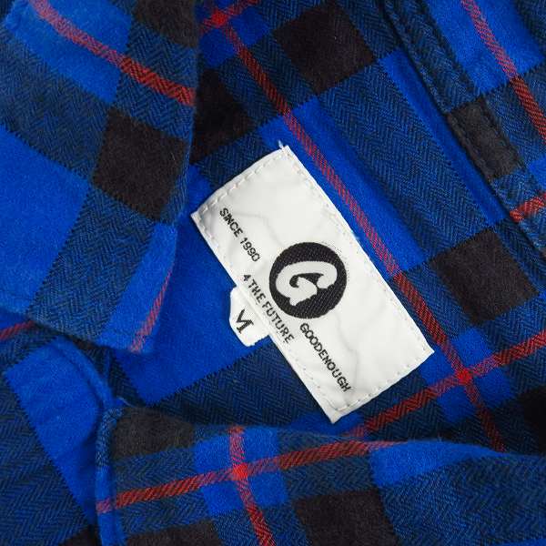 実際に弊社で買取させて頂いたGOOD ENOUGH/グッドイナフ EDGE LINE CHECK S/S SHIRT エッジライン チェック シャツ GE-163011/Mの画像 2枚目