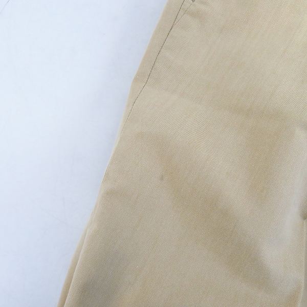 実際に弊社で買取させて頂いたBURBERRY/バーバリー コットン チノパンツ ベージュ size：91の画像 6枚目
