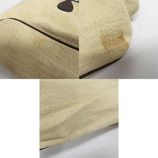 実際に弊社で買取させて頂いたCELINE/セリーヌ ラフィア×レザー トートバッグ/ハンドバッグの画像 8枚目