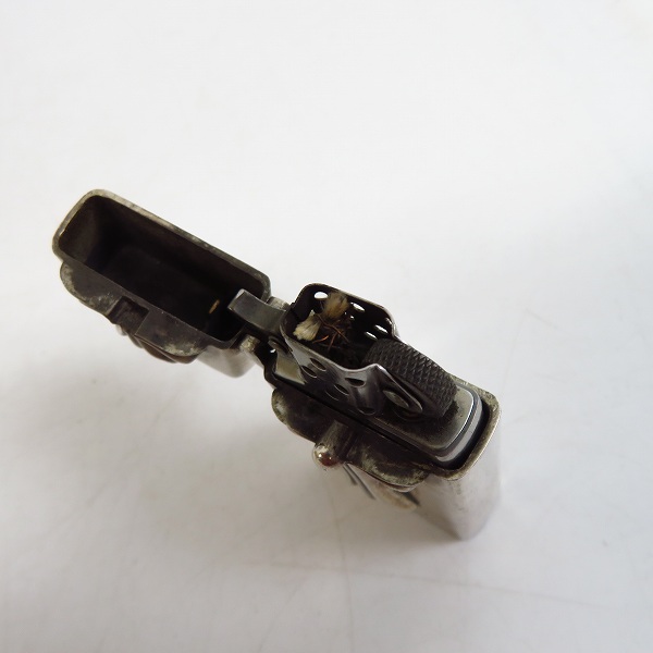 実際に弊社で買取させて頂いたCHROME HEARTS/クロムハーツ ZIPPO/ジッポー V1 CHクロス スリム ライターの画像 4枚目