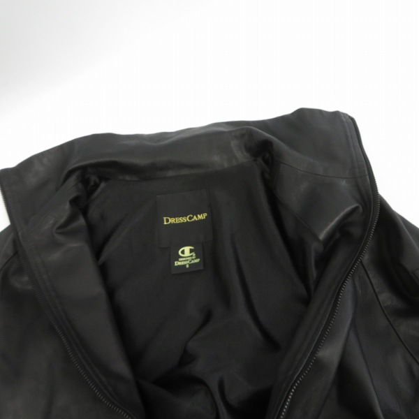 実際に弊社で買取させて頂いたDRESS CAMP×Champion/ドレスキャンプ×チャンピオン レザートラックジャケット 44の画像 5枚目
