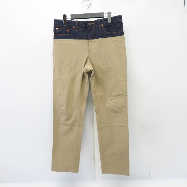 実際に弊社で買取させて頂いたMIHARAYASUHIRO/ミハラヤスヒロ switching/スイッチング パンツ ベージュ系 91032146/46