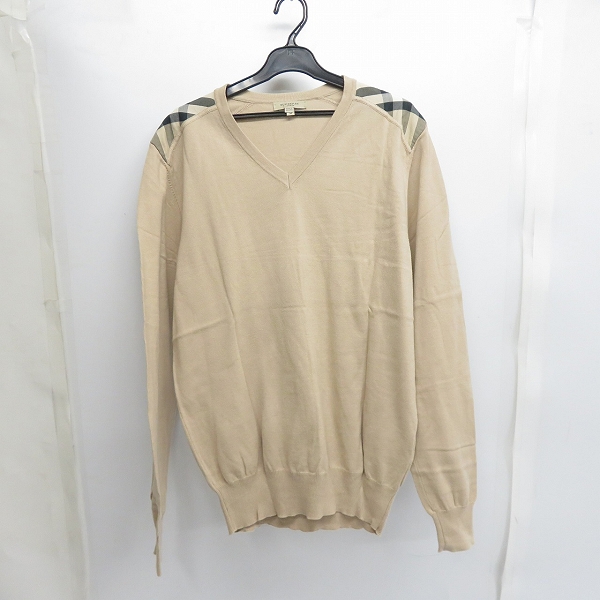 実際に弊社で買取させて頂いたBURBERRY LONDON/バーバリーロンドン Vネック長袖ニット/M