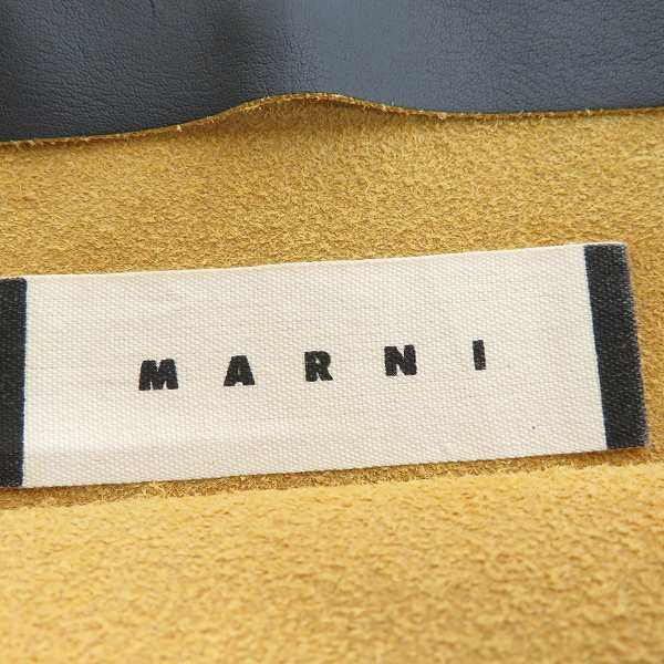 実際に弊社で買取させて頂いたMARNI/マルニ 型抜き クラッチバッグ/セカンドバッグ レザーの画像 5枚目